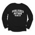 Proud Published Author 2025 Mom Dad Vintage Poet Book Writer Youth Long Sleeve Tee Proud Published Author 2025 Mom Dad Vintage Poet Book Writer Youth Long Sleeve Tee