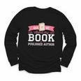 Published Author Ask Me About My Book Youth Long Sleeve Tee