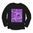 Purple Comic Book Purple Color Graphic Youth Long Sleeve Tee