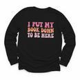 I Put My Book Down To Be Here Book Lover Book Nerd Youth Long Sleeve Tee I Put My Book Down To Be Here Book Lover Book Nerd Youth Long Sleeve Tee