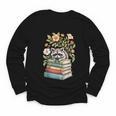 Raccoon Books Reading Flowers Youth Long Sleeve Tee Raccoon Books Reading Flowers Youth Long Sleeve Tee