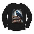 Raven On A Stack Of Books Wisdom Of Odin Youth Long Sleeve Tee Raven On A Stack Of Books Wisdom Of Odin Youth Long Sleeve Tee