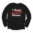 I Read Banned Books Censored Red Stamp Reading Librarian Youth Long Sleeve Tee I Read Banned Books Censored Red Stamp Reading Librarian Youth Long Sleeve Tee