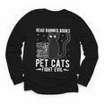 Read Banned Books Pet Cats Fight Evil Read Banned Books Youth Long Sleeve Tee Read Banned Books Pet Cats Fight Evil Read Banned Books Youth Long Sleeve Tee