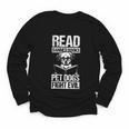 Read Banned Books PET DOGS FIGHT EVIL Read Banned Books Dog Youth Long Sleeve Tee
