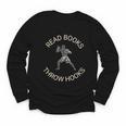 Read Books Throw Hooks Boxing Literacy Shirt Youth Long Sleeve Tee