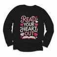 Read Your Cute Heart Out Teacher Librarian Love Reading Book Youth Long Sleeve Tee Read Your Cute Heart Out Teacher Librarian Love Reading Book Youth Long Sleeve Tee