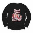 Read Your Heart Out Book Lover Reading Enthusiasts Floral Youth Long Sleeve Tee Read Your Heart Out Book Lover Reading Enthusiasts Floral Youth Long Sleeve Tee