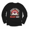 Read Your Heart Out Book Lovers Emotional Fall Vibes Youth Long Sleeve Tee