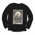 Read In Peace Skeleton Book Lover Bookworm Book Youth Long Sleeve Tee