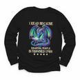 I Read Because Roasting People Is Frowned Upon Dragons Books Youth Long Sleeve Tee