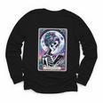 The Reader Tarot Card Reading Skeleton Skull Book Lover Youth Long Sleeve Tee