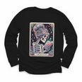The Reader Tarot Card Women Book Lover Librarian Read Youth Long Sleeve Tee