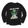 Take Me To Your Readers Across America Read More Books Youth Long Sleeve Tee