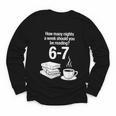 Reading 67 Meme English Teacher Book Lover Youth Long Sleeve Tee Reading 67 Meme English Teacher Book Lover Youth Long Sleeve Tee