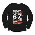Reading 67 Meme English Teacher Christmas Book Lover Youth Long Sleeve Tee