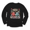 Reading Book Lover School Librarian Hooray It's Library Day Youth Long Sleeve Tee Reading Book Lover School Librarian Hooray It's Library Day Youth Long Sleeve Tee