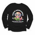 Reading Book Lovers Glasses Cartoon Worm Books Cute Bookworm Youth Long Sleeve Tee