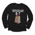Reading Book Teacher 67 Six Seven Meme Youth Long Sleeve Tee Reading Book Teacher 67 Six Seven Meme Youth Long Sleeve Tee