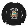 Reading Books Are My Therapy Youth Long Sleeve Tee