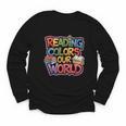 Reading Colors Our World Books Lover Youth Long Sleeve Tee Reading Colors Our World Books Lover Youth Long Sleeve Tee