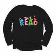 Reading DinosaurRex Dino Book Lover Youth Long Sleeve Tee Reading DinosaurRex Dino Book Lover Youth Long Sleeve Tee