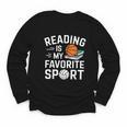 Reading Is My Favorite Sport Reading Book Lover Reader Youth Long Sleeve Tee