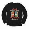 Reading Gnomes Cute Easily Distracted By Books And Gnomes Youth Long Sleeve Tee