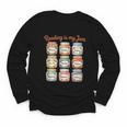 Reading Is My Jam Cute Jelly Jars Book Genres Youth Long Sleeve Tee