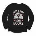 Reading Just A Girl Who Loves Books Youth Long Sleeve Tee