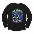 Reading Is Magical Dragon Tee Perfect For Book Lovers Kids Youth Long Sleeve Tee