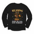 Reading Makes Me Feel Less Murdery Book Dragon Youth Long Sleeve Tee