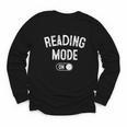 Reading Mode On Book Lover Librarian Teacher Youth Long Sleeve Tee