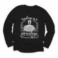 Reading Is A Privilege Vintage Reading Lover Books Youth Long Sleeve Tee