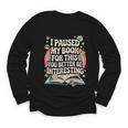Reading Quote For Bookworm And Librarian Youth Long Sleeve Tee