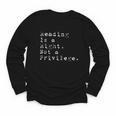 Reading Is a Right Not a Privilege Banned Books Youth Long Sleeve Tee Reading Is a Right Not a Privilege Banned Books Youth Long Sleeve Tee