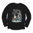 Reading Is Snow Much Fun Christmas Books Snowman Bookworm Youth Long Sleeve Tee Reading Is Snow Much Fun Christmas Books Snowman Bookworm Youth Long Sleeve Tee