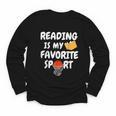 Reading Is My Tee Favorite Sport Basketball World Book Day Youth Long Sleeve Tee