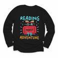 Reading Is A Ticket To Adventure Fun Book Lovers Fun Youth Long Sleeve Tee Reading Is A Ticket To Adventure Fun Book Lovers Fun Youth Long Sleeve Tee