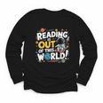 Reading Is Out Of This World Space Book Lover Kids Youth Long Sleeve Tee Reading Is Out Of This World Space Book Lover Kids Youth Long Sleeve Tee