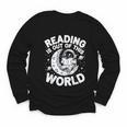 Reading Is Out Of This World Space Books Lover Youth Long Sleeve Tee