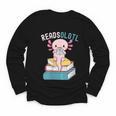 Reads Alotl Shirt Kids Readsolotl Read Axolotl Shirt Books Youth Long Sleeve Tee