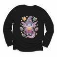 ReadsALOTL Cute Axolotl Book Lover Youth Long Sleeve Tee