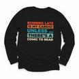 Retro Art Graphic Novels Superheroes Vintage Comic Books Youth Long Sleeve Tee