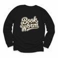 Retro Book Worm Reading For Book Lovers Youth Long Sleeve Tee