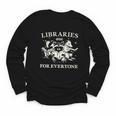 Retro Libraries Are For Everyone Racoon Reading Book Lover Youth Long Sleeve Tee Retro Libraries Are For Everyone Racoon Reading Book Lover Youth Long Sleeve Tee