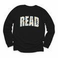 Retro Read Floral Reading Bookworm Librarian Book Lover Youth Long Sleeve Tee Retro Read Floral Reading Bookworm Librarian Book Lover Youth Long Sleeve Tee