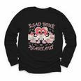 Retro Read Your Heart Out Valentine’s Day Teacher Book Lover Youth Long Sleeve Tee