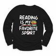 Retro Reading Is My Favorite Sport Baseball World Book Day Youth Long Sleeve Tee Retro Reading Is My Favorite Sport Baseball World Book Day Youth Long Sleeve Tee