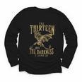 Retro Vintage The Thirteen Until The Darkness Claims Us Book Youth Long Sleeve Tee
